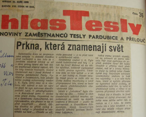 hlas Tesly 21.9.1966