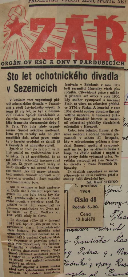 Zář 1.12.1964