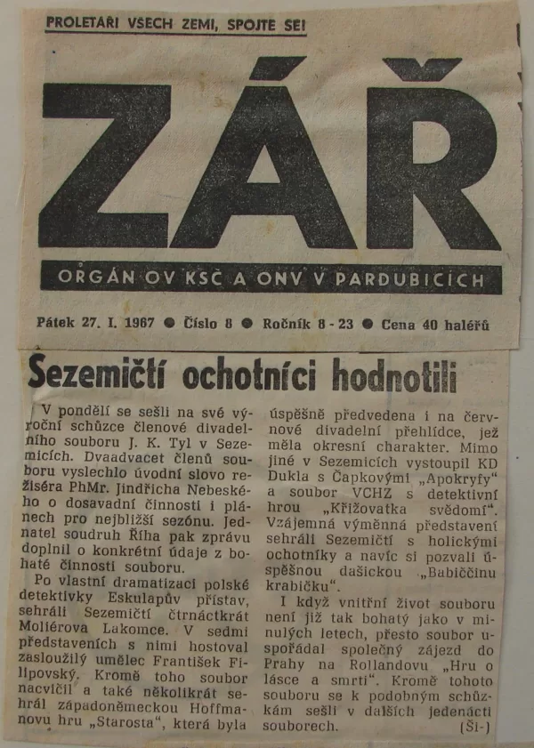 Zář 27.1.1967