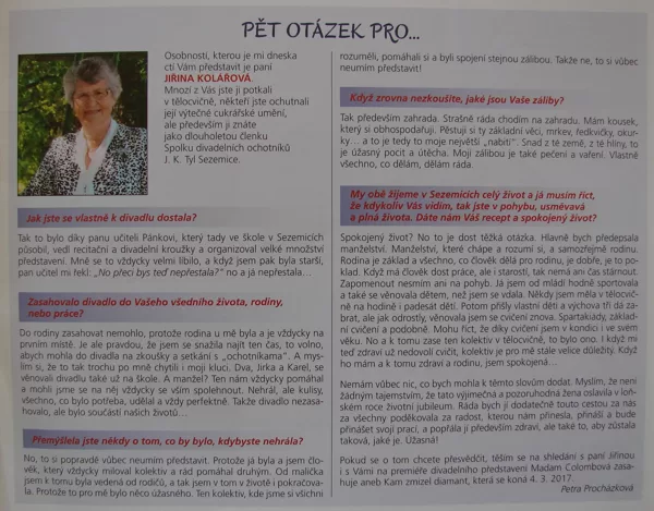 s Jiřinou Kolářovou